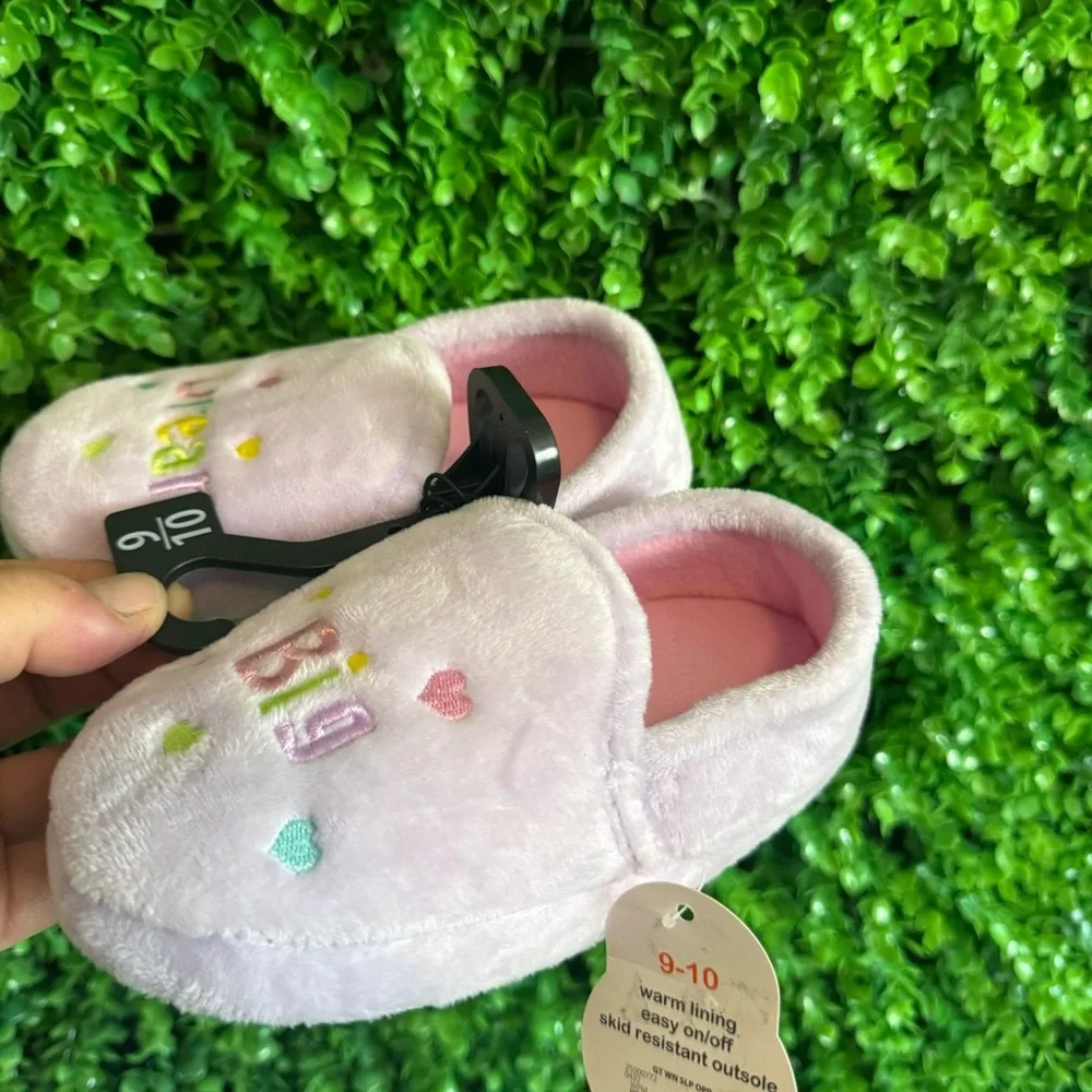 Wonder Nation Toddler Size 9/10 Dream Big Putplr Aline Slipper NWT